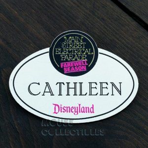 Disneyland Cast Member Name Badge Tag Main Street Electrical Parade Disney Parks